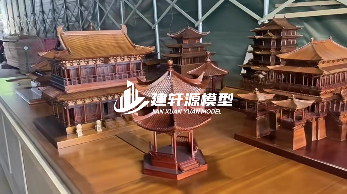 凤凰古建模型制作
